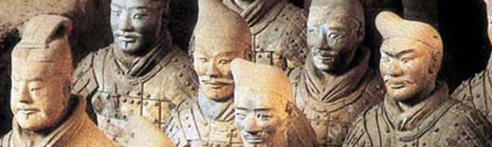 Asian figurine stone statues