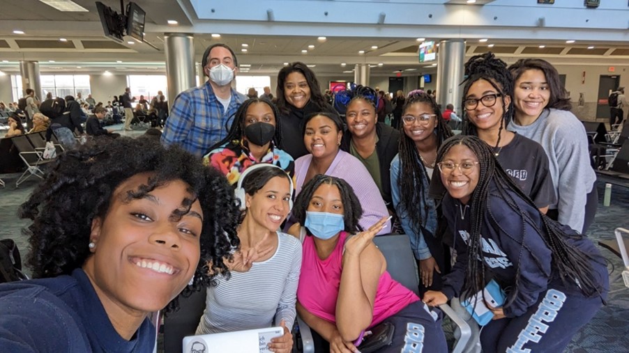 Hartsfield-Jackson airport on the way to Portugal | Spelman College
