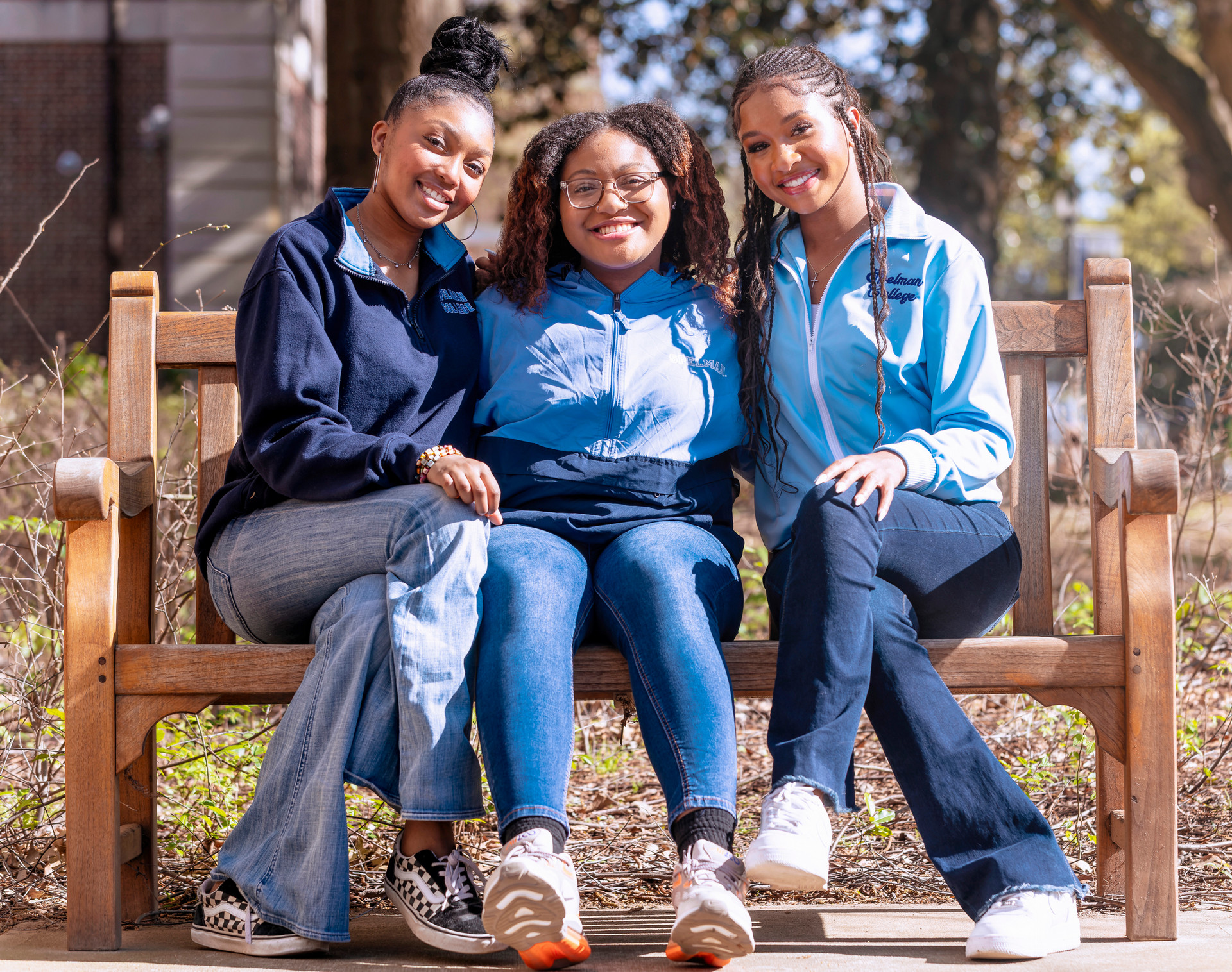 Spelman College Students on Steps