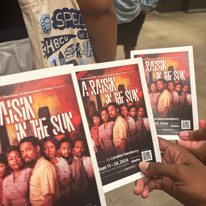 flyer of raisin in the sun