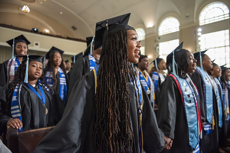 Spelman College - Commencement 2023 - Graduates in Sisters Chapel