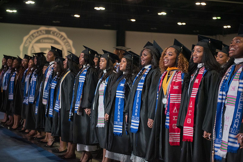 Spelman College Commencement 2023 - the attending audience.