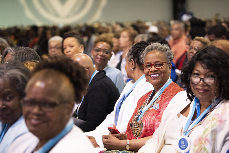 Spelman College Commencement 2023 - the attending audience.