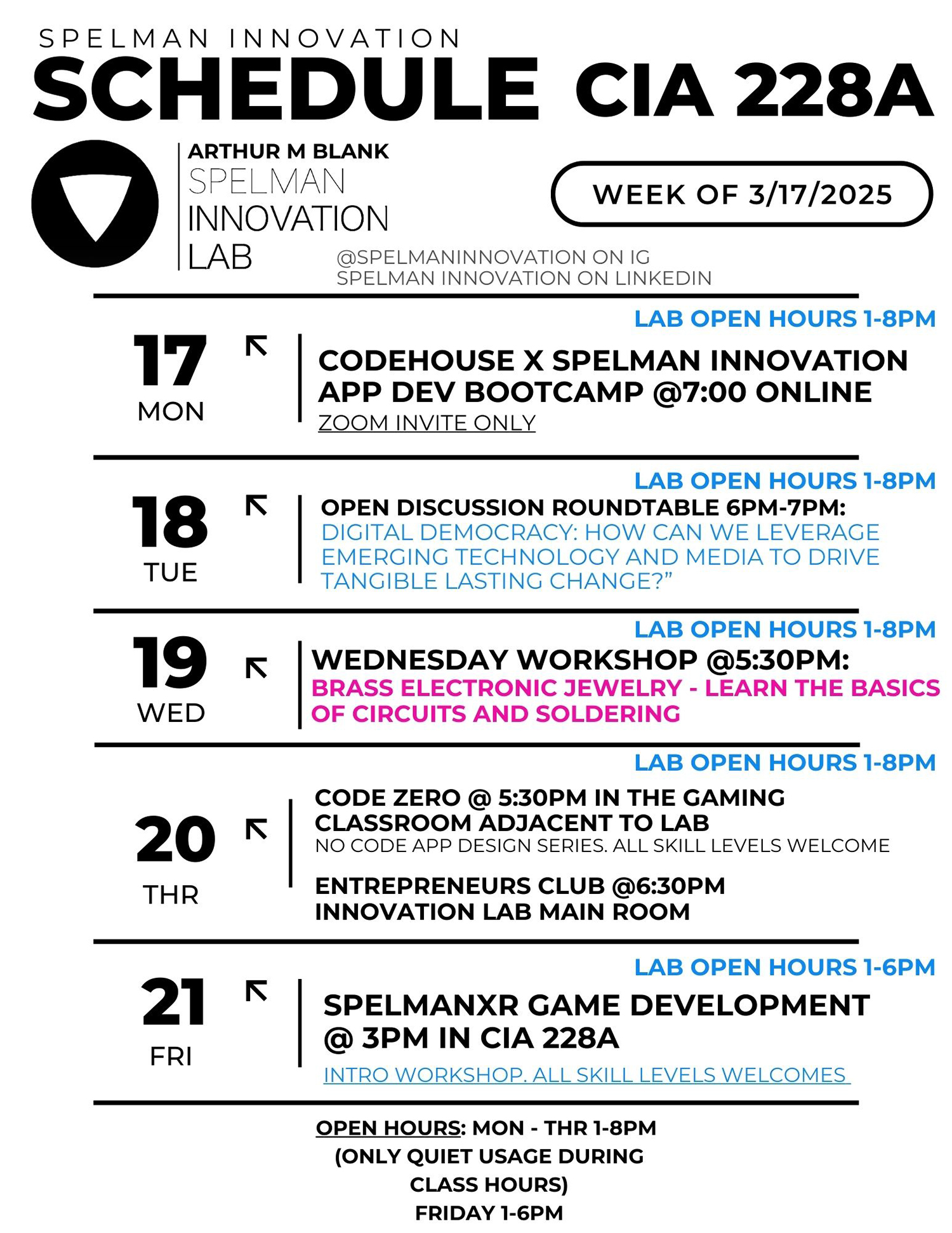 Innovation Lab Weekly