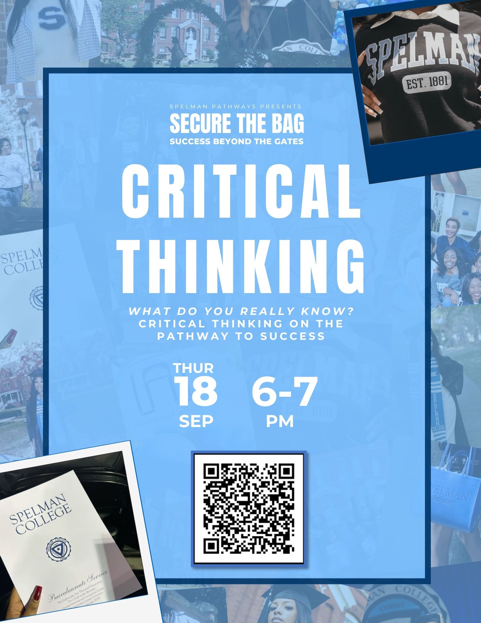 Secure the Bag, Critical Thinking