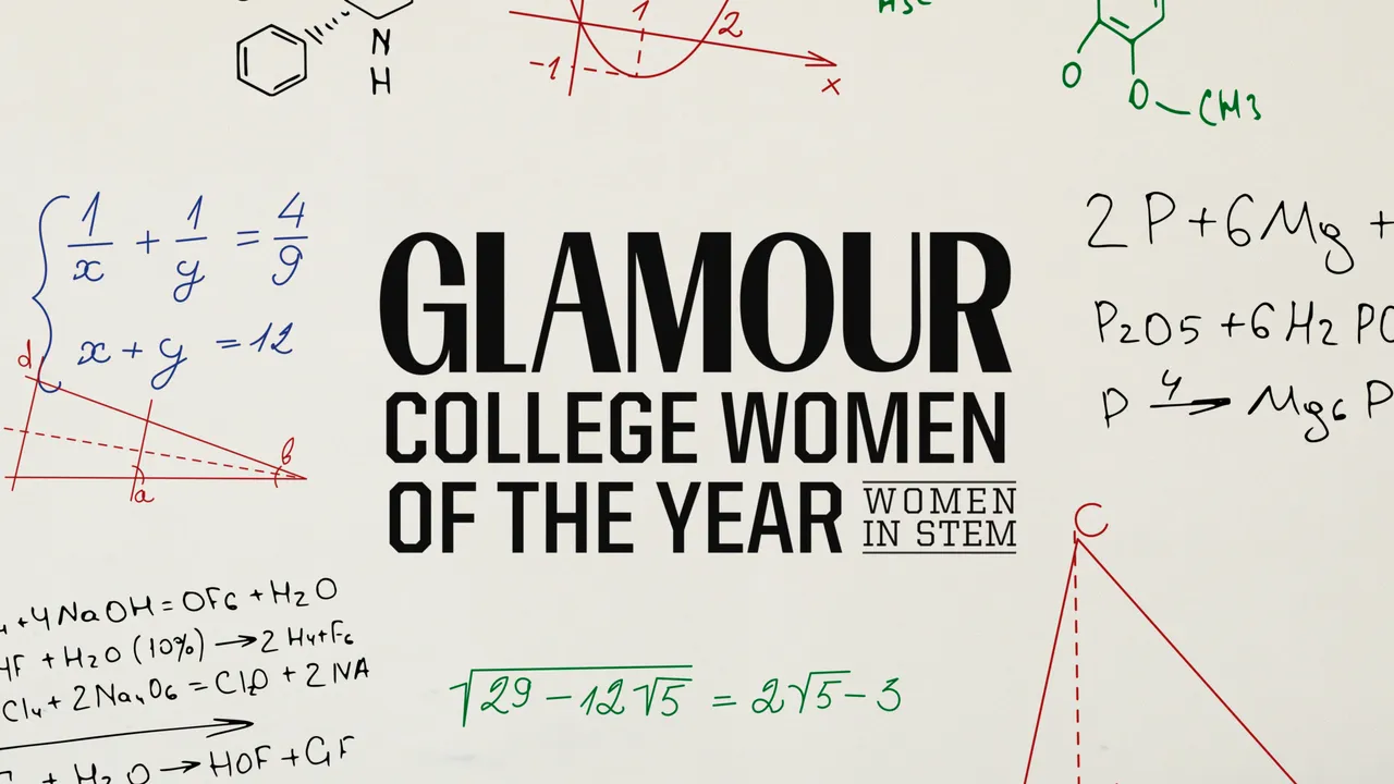 Glamour College Women of the Year: STEM Edition Graphic